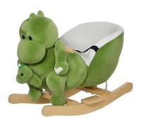 AIYAPLAY Dinosaure à Bascule Cheval à Bascule pour Enfants Jouet à Bascule bébé avec marionnette à Main Ceinture de sécurité et 32 chansons, Cadeau pour garçons et Filles de 18-36 Mois, Vert