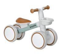 AIYAPLAY Draisienne Vélo Enfant 4 Roues Selle Réglable Gris Marron Vert