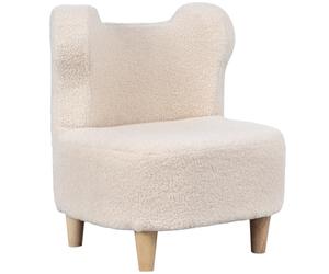AIYAPLAY Fauteuil Enfants Dossier Ours Mini Teddy Garçon Beige