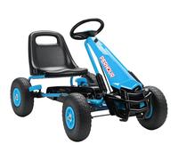 AIYAPLAY Go Kart à pédales Enfant avec siège réglable 3-8 Ans Bleu