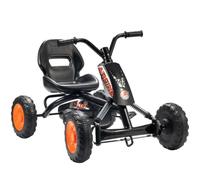 AIYAPLAY Kart à pédales pour Enfants, 2 à 5 Ans, Roues antidérapantes, Noir | Karting Enfant, Avancer et Reculer, Cadre en Acier, Voiture à Pédales, pour Garçons Filles