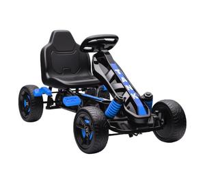 AIYAPLAY Kart à Pédales pour Enfants avec Roue Libre Frein 3 à 6 Ans Bleu