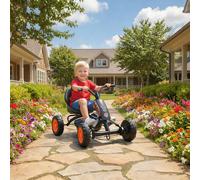 AIYAPLAY Kart à pédales pour enfants, karting enfant, avancer et reculer, pour garçons filles de 2-5 ans, 84x54x56 cm, noir