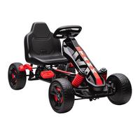 AIYAPLAY Kart à pédales pour Enfants, Karting Enfant avec Roue Libre, Frein, Roues EVA antidérapantes, avancer et reculer, Voiture à pédales pour garçons Filles de 3 à 6 Ans, Rouge