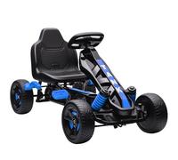 AIYAPLAY Kart à pédales pour Enfants, Karting Enfant avec Roue Libre, Frein, Roues EVA antidérapantes, avancer et reculer, Voiture à pédales pour garçons Filles de 3 à 6 Ans, Bleu