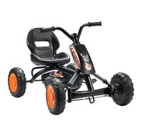 AIYAPLAY Kart à pédales pour Enfants, Karting Enfant avec Roues antidérapantes, avancer et reculer, Cadre en Acier, Voiture à pédales pour garçons Filles de 2 à 5 Ans, Noir