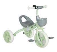 AIYAPLAY Kids Trike for Ages 2-5 Years, Toddler Tricycle with Front Basket and EVA Wheels, Indoor & Outdoor Use, for Boys and Girls, Green (Tricycle pour Enfants de 2 à 5 Ans avec Panier Avant et