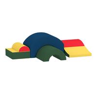 AIYAPLAY Module motricité bébé 5PCS parcours motricité bébé en mousse EVA pour enfants d'âge préscolaire, multicolore