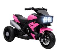 AIYAPLAY Moto électrique 6V pour Enfants, 3 Roues, Rose