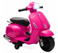 Moto électrique enfants - AIYAPLAY - 6 V - avec Roues d'Apprentissage - Vitesse 2 5 km/h Phare et Klaxon - pour 2-4 Ans - Rose