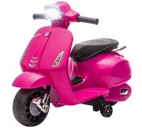 AIYAPLAY Moto électrique enfants 6 V, voiture électrique enfants avec Roues d'Apprentissage, pour 2-6 Ans, 71 x 37 x 52 cm, Rose