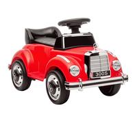 Porteur enfant voiture licence Mercedes-Benz 300S coffre butée arrière anti-basculement rouge Rouge G