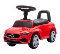 AIYAPLAY Porteur pour Enfants 18-36 Mois Mercedes-Benz avec Klaxon Sons de Moteur et Espace de Rangement Rouge