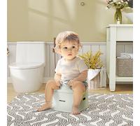 AIYAPLAY Pot Enfant 3-en-1, accessoire amovible, coussin de siège en cuir synthétique, max. 50 kg, Gris