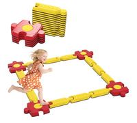 AIYAPLAY Poutre d'équilibre pour enfants avec 4 pierres d'équilibre, jouet sensoriel pour la coordination et la stabilité, planche d'équilibre pour l'intérieur et l'extérieur, enfants de 3 à 8 ans