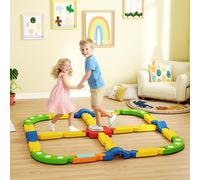 AIYAPLAY Poutre d'équilibre pour enfants, cadre interactif, antidérapant, plastique, Multicolore