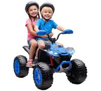 AIYAPLAY Quad électrique 24V pour Enfants Marche Avant/arrière Bleu