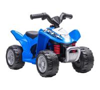 AIYAPLAY Quad électrique Enfant 6 V Honda sous Licence Voiture électrique Enfants Vitesse de 2,8 km/h phares LED klaxon poignée et Selle Ergonomique, Rose