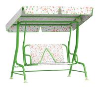 AIYAPLAY Siège balançoire Jardin Enfants, 2 Places, Vert