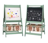 AIYAPLAY - Tableau chevalet - Bois - 54x46.5x93cm - Vert