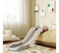 AIYAPLAY Toboggan pour canapé, Toboggan d'intérieur pour Enfant avec Longueur étendue pour lit, escaliers, Facile à Assembler et à Ranger, Gris