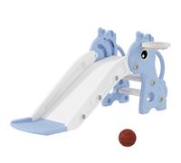 AIYAPLAY Toboggan pour Enfants 3 en 1 1-3 Ans 106 x 51,5 x 52 cm Bleu
