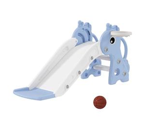 AIYAPLAY Toboggan pour Enfants 3 en 1 1-3 Ans 106 x 51,5 x 52 cm Bleu