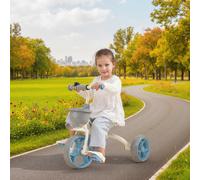 AIYAPLAY Tricycle enfant évolutif, tricycle pour enfants de 2 à 5 ans avec panier avant et roues EVA, 72 x 52 x 61 cm, bleu