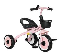 AIYAPLAY - Tricycle enfants - Métal - 70.5x53x58cm - Rose