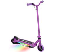 AIYAPLAY Trottinette électrique pour Enfants 6-14 Ans, Vitesse maximale 10 km/h, lumières LED colorées et Frein électrique, autonomie 8 km, Violet