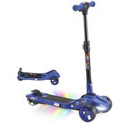AIYAPLAY Trottinette électrique pour enfants 6+ ans, pliable 3 roues démarrage zéro, vitesse maximale 8 km/h 64 x 29 x 83 cm bleu