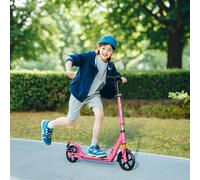AIYAPLAY Trottinette pour enfant avec poignées réglables, trottinette pliable pour enfants 6-12 ans 94 x 36 x 88-103 cm Rose