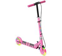AIYAPLAY Trottinette pour enfants 3-8 ans avec roues lumineuses, poignée réglable et frein arrière, rose