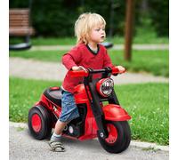 AIYAPLAY Voiture à pousser, Design moto, Musique et bulles, pour 2-5 ans, Rouge