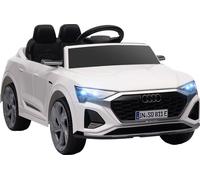 AIYAPLAY Voiture électrique 12V pour enfants Voiture pour enfants avec télécommande 2,4G, musique MP3 & klaxon, véhicule électrique avec phares, 4 roues à suspension, 3-5 km/h, pour enfants de 3-6 ans