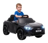 AIYAPLAY Voiture Électrique Enfant 12V avec Télécommande, Audi A5L sous Licence, 2 Moteurs, Suspension 4 Roues, 2 Portes Verrouillables, Démarrage Progressif, LED, Musique, USB, 3-6 Ans, Noir