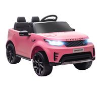 AIYAPLAY Voiture électrique enfant véhicule électrique Land Rover Discovery 12V télécommande 2,4 G 2 moteurs 105x68,5x58cm rose