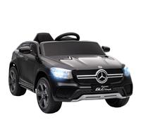 AIYAPLAY Voiture Électrique Enfants Mercedes-Benz GLC Coupe 12V Noir | Véhicule Électrique, Télécommande 2,4G, 3 Vitesses, Phares, Musique, MP3, Klaxon, Démarrage Lent, 3 à 6 Ans