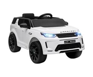 AIYAPLAY Voiture électrique Enfants sous Licence Land Rover Discovery Sport véhicule électrique 12V avec télécommande 2,4G, lumières LED, Musique et klaxon, démarrage Lent, pour 3 à 6 Ans, Blanc
