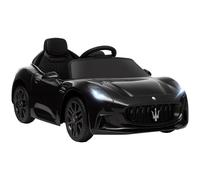 AIYAPLAY Voiture électrique Enfants sous Licence Maserati Gran Turismo Folgore, véhicule électrique 12V avec télécommande 2,4G, phares LED, Musique, klaxon, MP3, Voiture pour Enfants 3 à 5 Ans, Noir