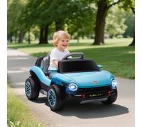 AIYAPLAY Voiture Électrique pour Enfants de +3 Ans Volkswagen E-Buggy 12V avec Télécommande 2,4 GHz Roues avec Suspension Bleu