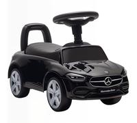 AIYAPLAY Voiture pour enfants Mercedes Benz Licence avec klaxon et espace de rangement, Voiture pour enfants en PP et acier, 65x28x39 cm, Noir