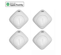 AiYaTo-Localisateur de clé Bluetooth,fonctionne avec Apple Find My Global Network,Smart AirTag Tracker pour système IOS,article pour sacs - Type 4pcs WHITE #A