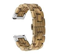 AIYIBEN Bracelet de montre à dégagement rapide, bracelet de montre en bois naturel, choix de couleur et largeur de bracelet 18mm, 19mm, 20mm, 21mm, 22mm, 23mm ou 24mm (22mm, Zèbre)