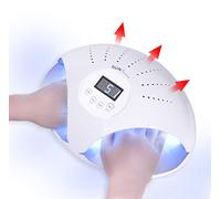 AIYIFU Machine à vernis gel à deux mains Lampe LED 48 W UV pour sècher les ongles et les pieds 4 réglages de temps