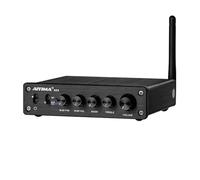 AIYIMA A03 TPA3116 Mini amplificateur de puissance pour caisson de basses Bluetooth 5.2 stéréo Classe D 2.1 canaux HiFi Amplificateur de bureau 50 W x 2 + 100 W Amplificateur audio avec DC 24 V