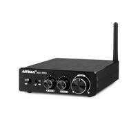 AIYIMA A07PRO TPA3255 Amplificateur stéréo Bluetooth 5.2 HiFi 2 Canaux 300W | Contrôle des Aigus/Graves,Amplis-Op échangeables,QCC304X aptX,Sortie AUX,Amplificateur de Bureau HiFi pour enceintes Étagères