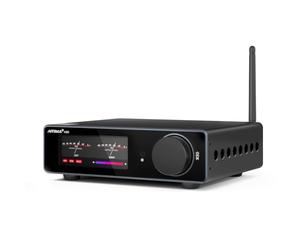 AIYIMA A80 Amplificateur de puissance DAC avec PFFB TPA3255D2 Stéréo HiFi 2.0 canaux Bluetooth Amp 300Wx2 ESS9038Q2M Décodeur ampli de bureau avec entrée PC-USB optique coaxiale TRS RCA