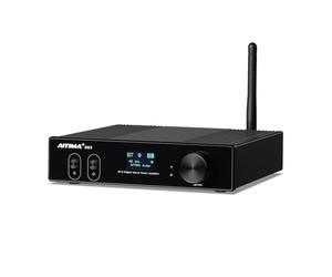 AIYIMA D03 Bluetooth 5.0 150W x 2 STEREO HIFI 2.1 CH Numérique Sound Amplificador 24bit / 192kHz Amplificateur d'alimentation USB DAC Coaxial Optical OLED OLED APTX SUBWOOFER