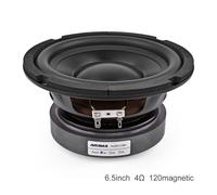 AIYIMA-Haut-parleur de caisson de basses,haut-parleur audio de voiture,haute puissance,4,8 Ohm,6.5 W,HIFI Fever Woofer,haut-parleur basse,Home cinéma,100 pouces,1PC - Type 4 Ohm